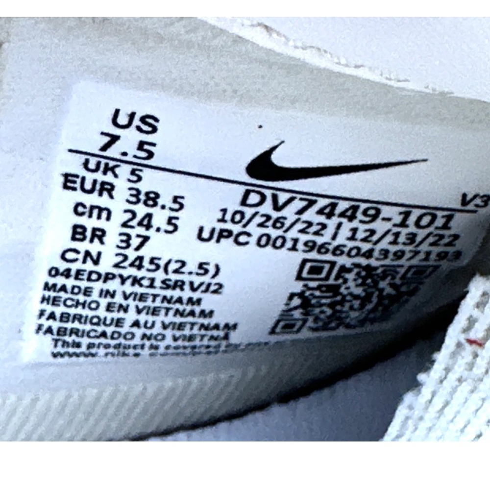 NEW Nike Air Force 1 Shadow Sail Sea Coral Chalk Pink Women’s 7.5 DV7449-101 - Picture 12 of 12